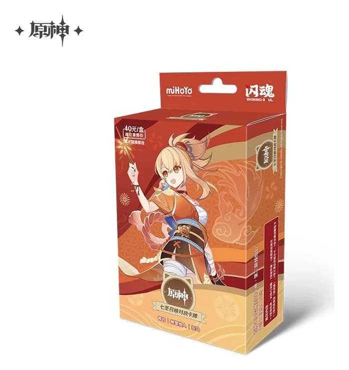 Genshin Impact Jeu de Cartes à Collectionner Series 03 Pre-Build Starter Deck 08 Yoimiya *Version Chinoise*