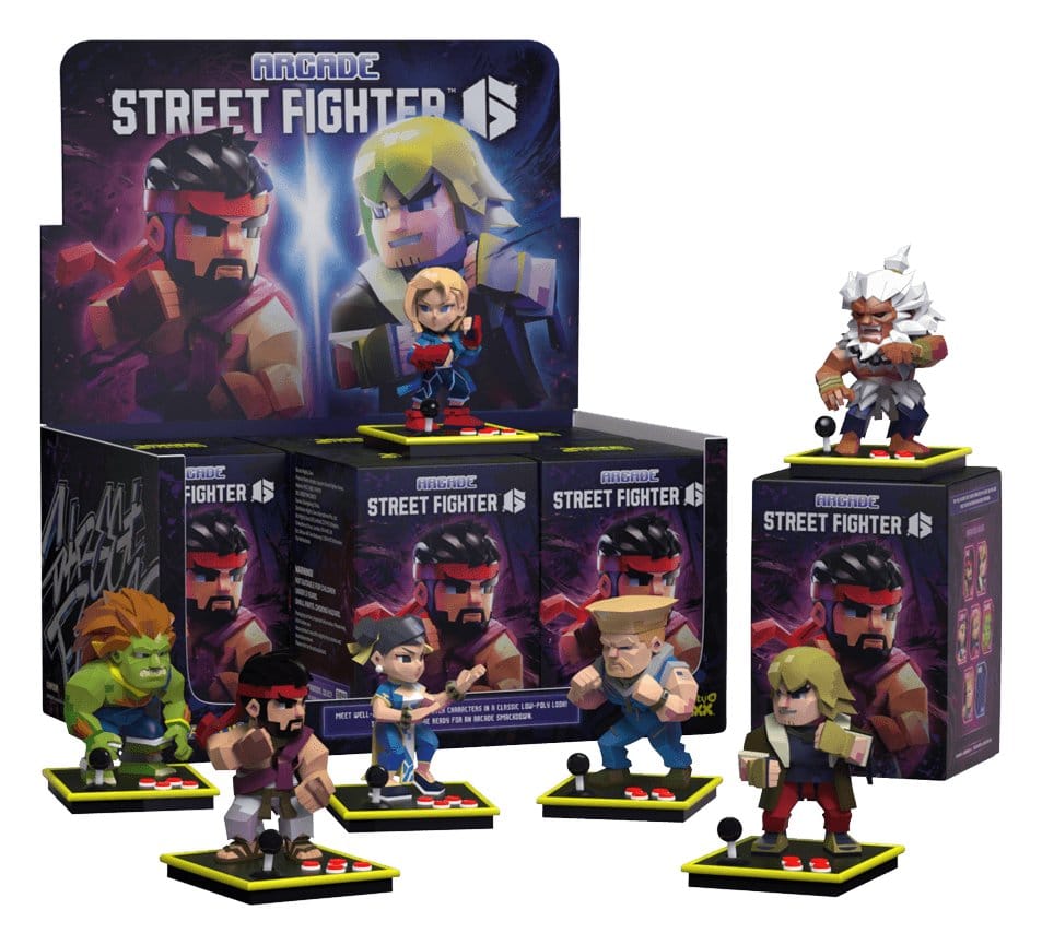 Arcade: Capcom Street Fighter Series Kandy 4 inch Vinyl Figure Blind Box Display (6)