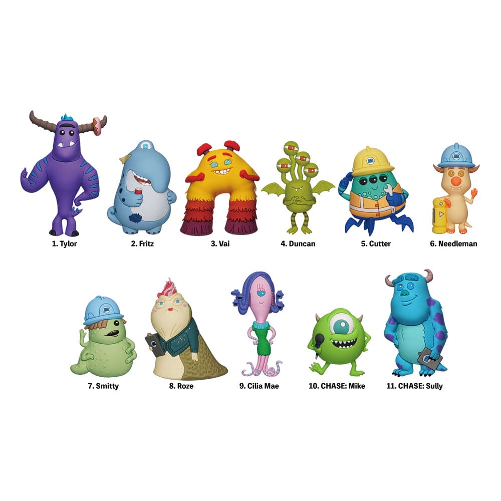 Monstres & Cie présentoir porte-clés sac à dos 3D Series 36 (24)