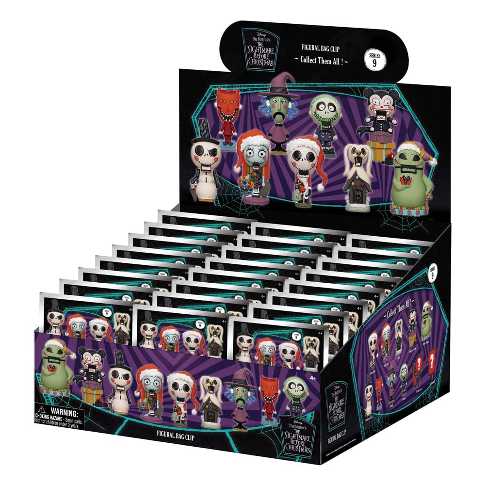 L'Étrange Noël de monsieur Jack 3D présentoir porte-clés sac à dos Glow in the Dark Série 9 (24)
