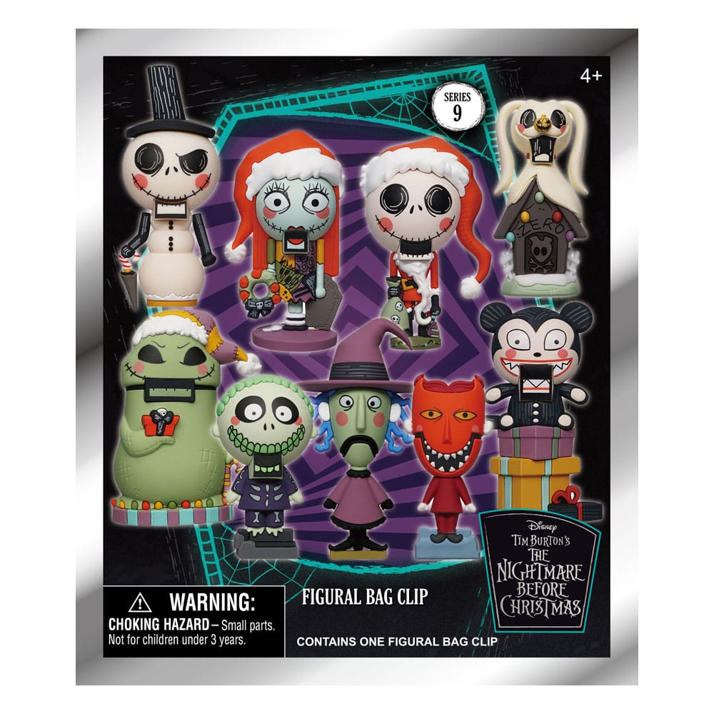 L'Étrange Noël de monsieur Jack 3D présentoir porte-clés sac à dos Glow in the Dark Série 9 (24)