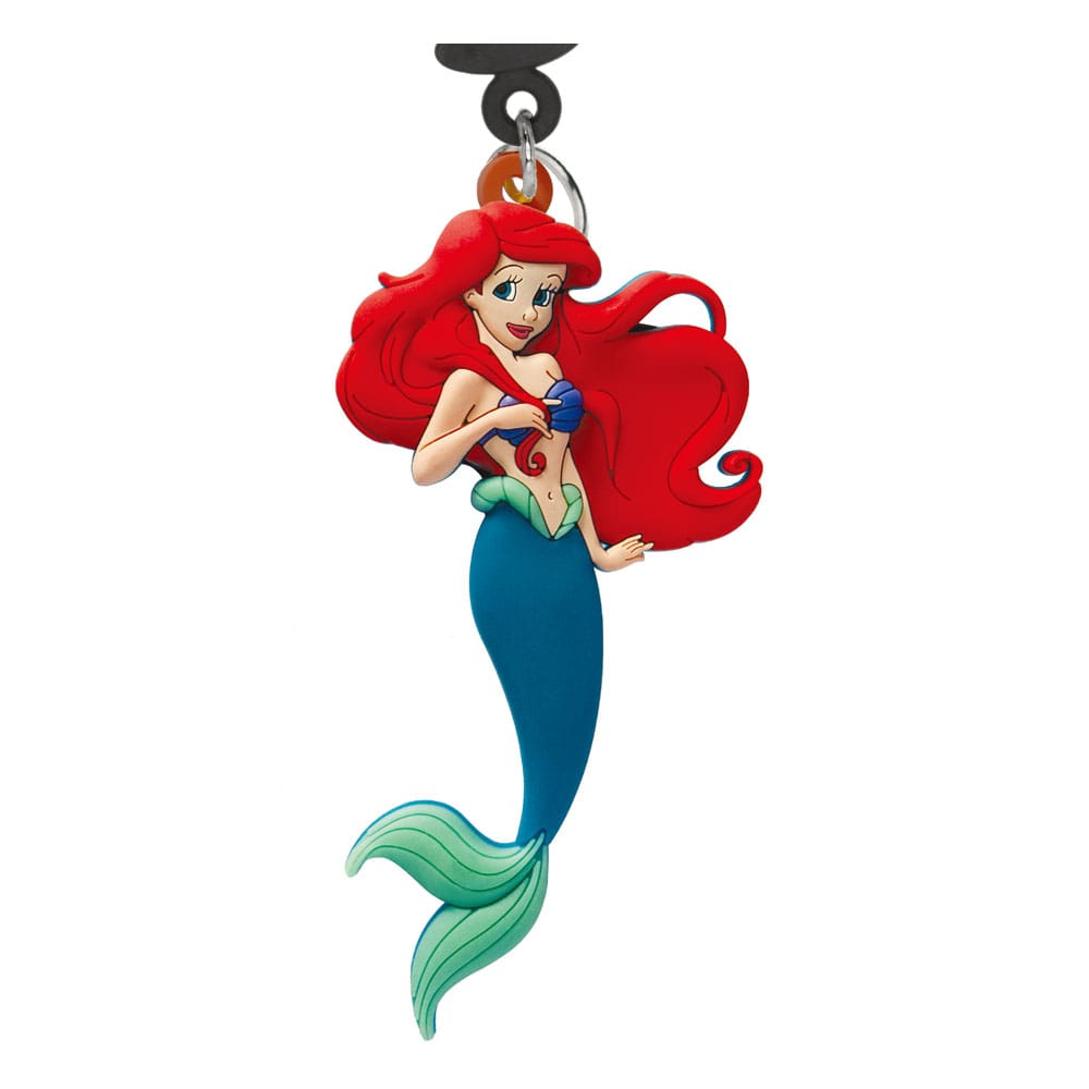 Disney princesses porte-clés sac PVC à dos toucher doux La Petite Sirène