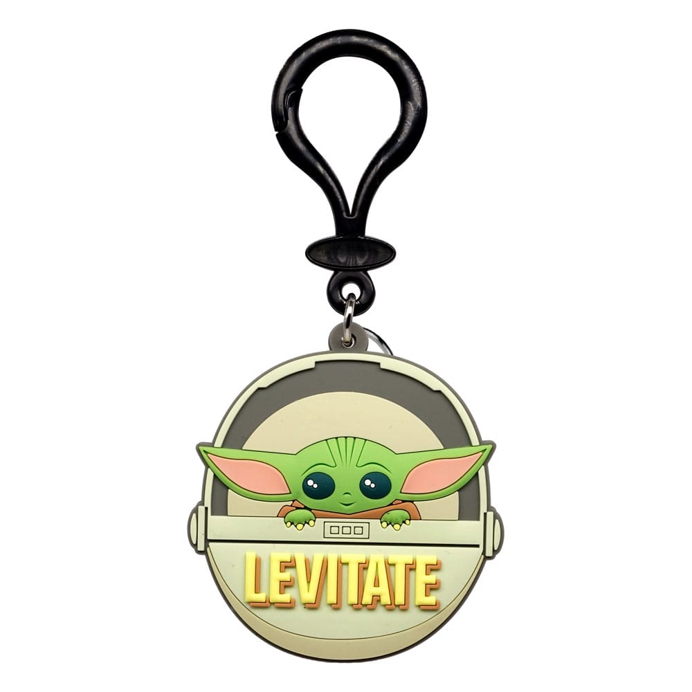 Star Wars porte-clés sac PVC à dos toucher doux Grogu En suspension