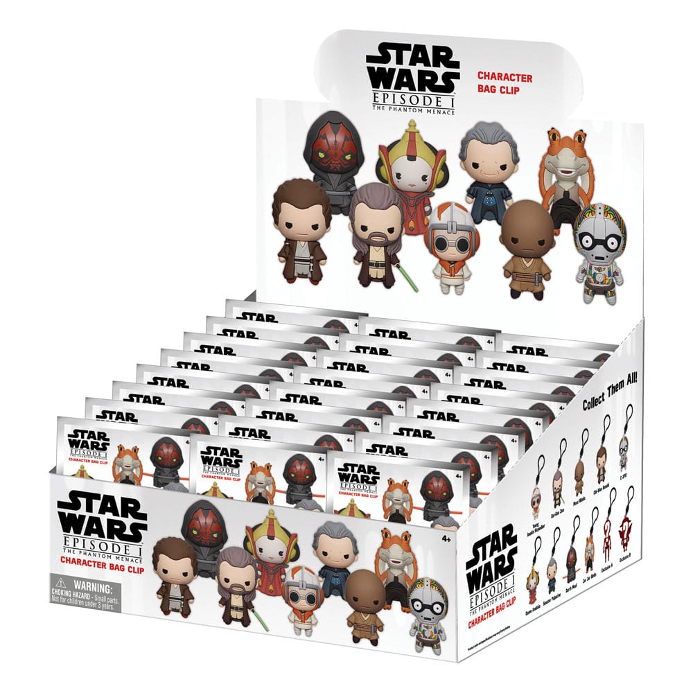 Star Wars The Phantom Menace présentoir porte-clés sac à dos 3D(24)