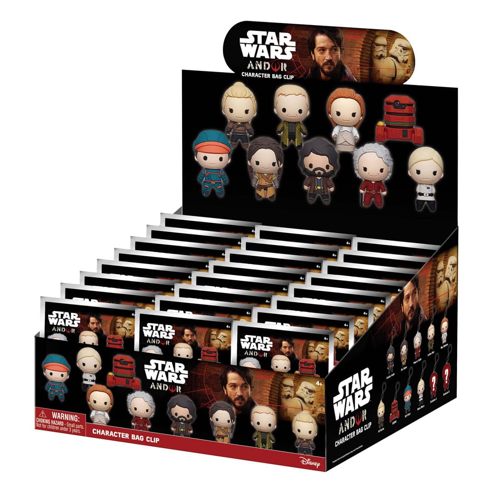 Star Wars 3D présentoir porte-clés sac à dos Andor (24)
