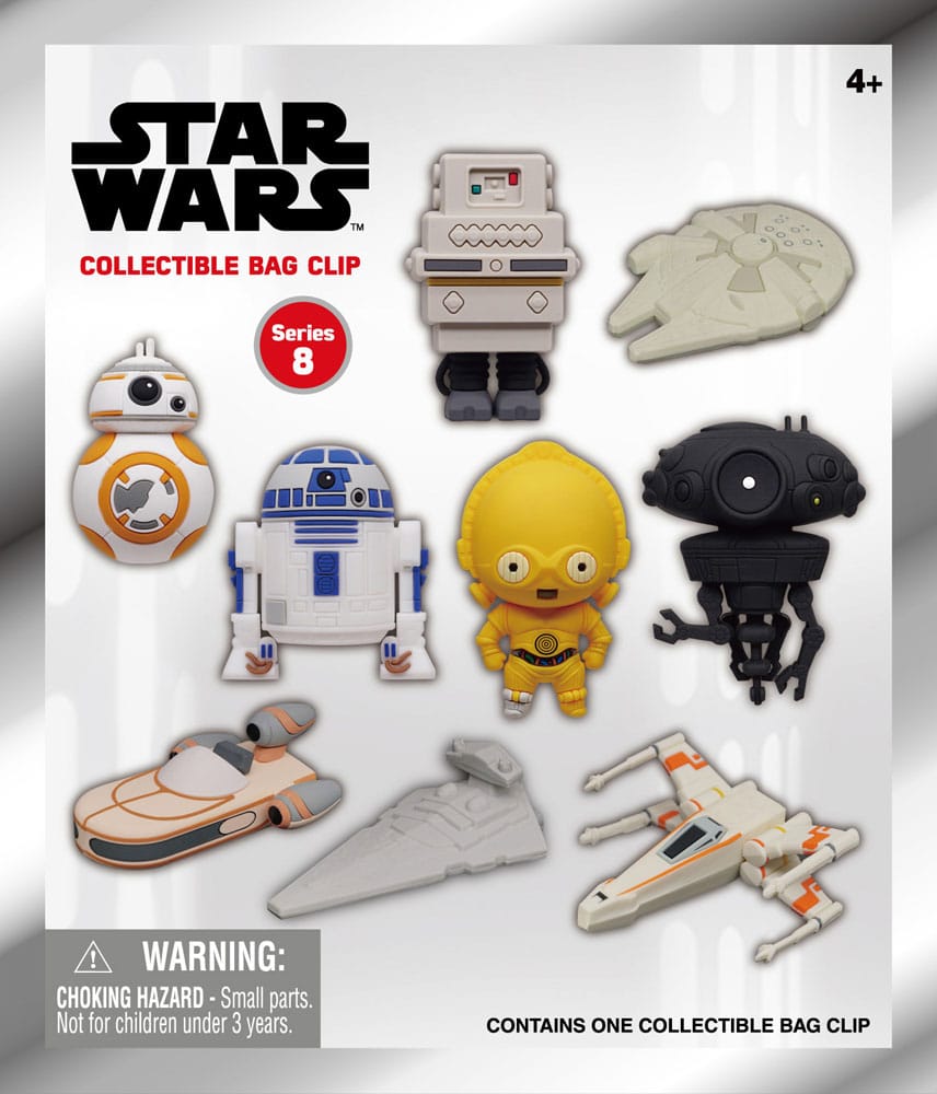 Star Wars Series 8 présentoir porte-clés sac à dos Power Of Force (24)