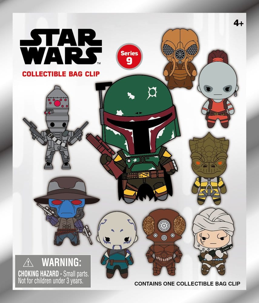 Star Wars Most Wanted Bounty Hunters 3D porte-clés en PVC série 1 présentoir (24)