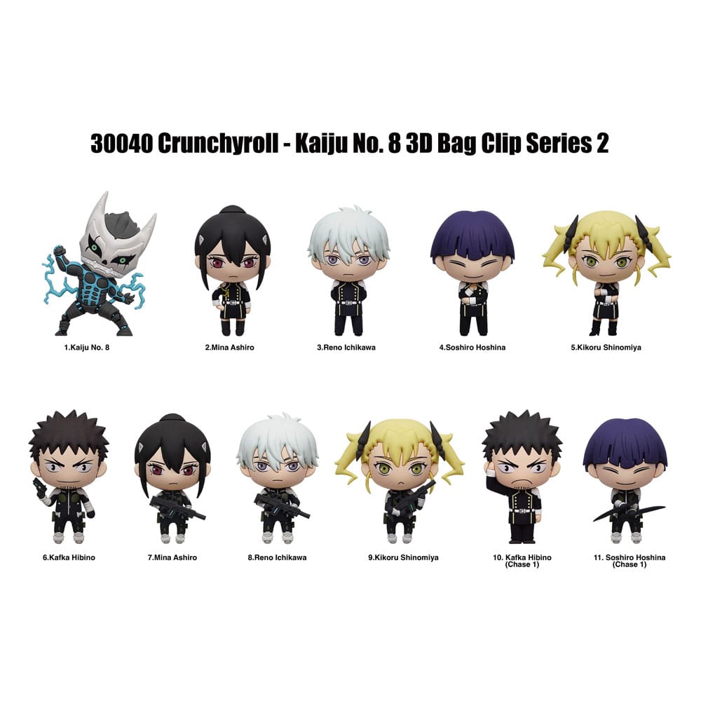 Kaiju No. 8 Series 2 présentoir porte-clés sac à dos (24)