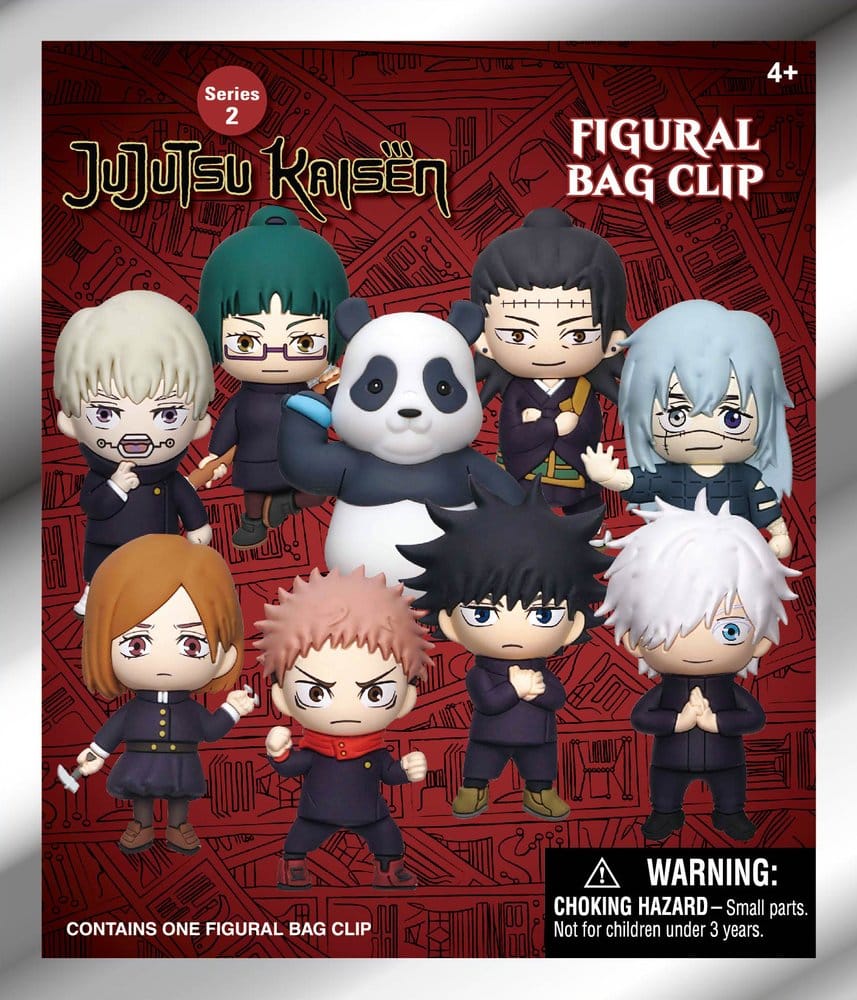 Jujutsu Kaisen 3D porte-clés en PVC série 2 présentoir (24)