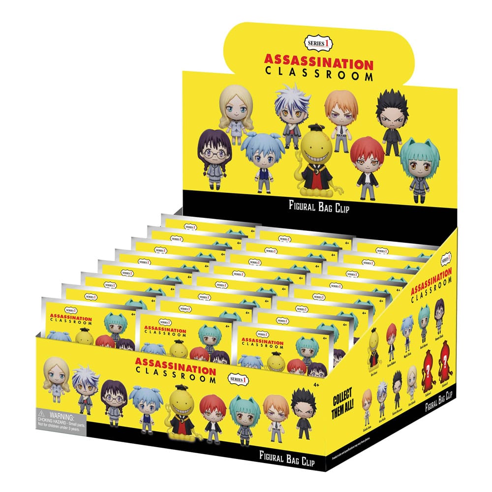 Assassination Classroom 3D présentoir porte-clés sac à dos Série 1 (24)