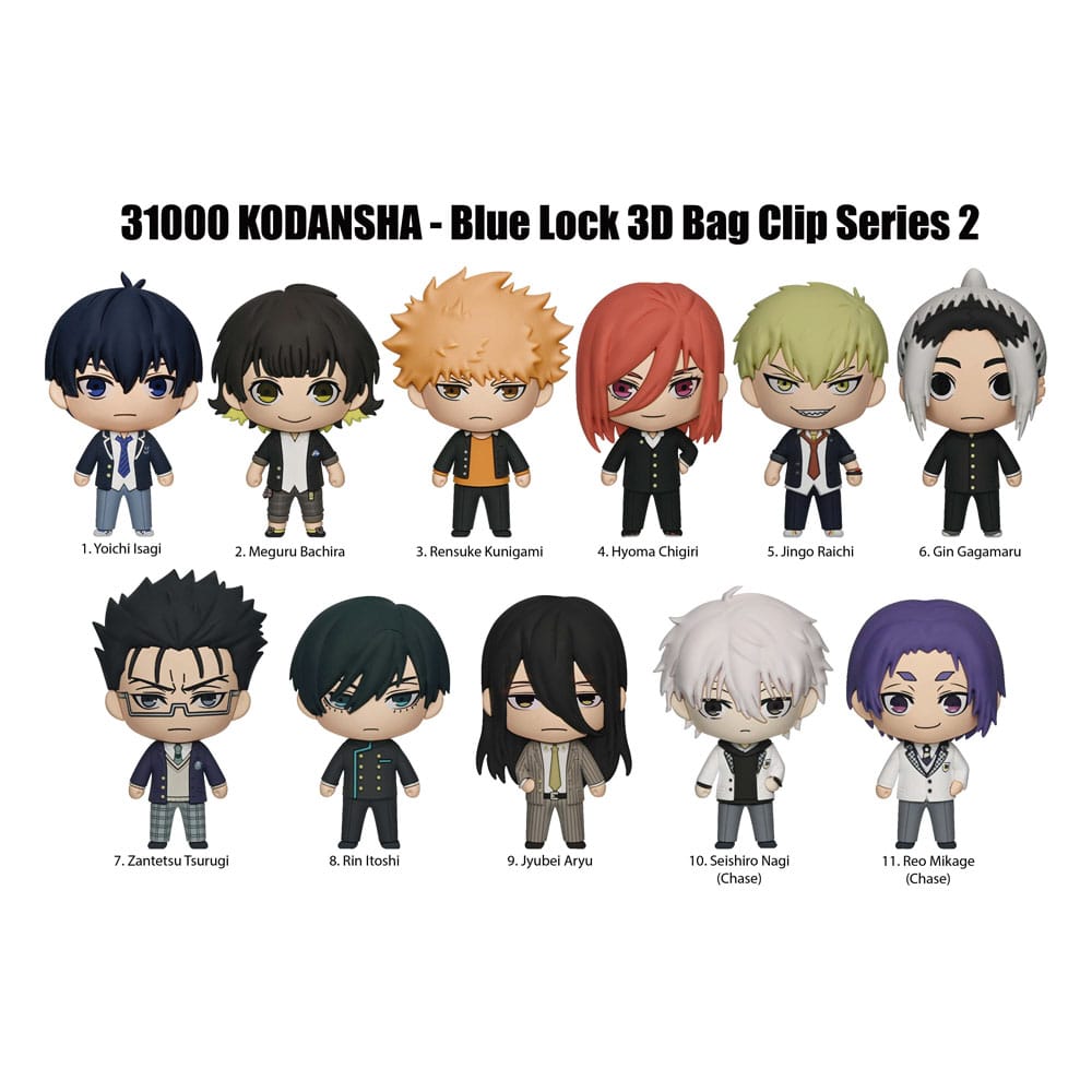 Blue Lock 3D présentoir porte-clés sac à dos Série 2 (24)