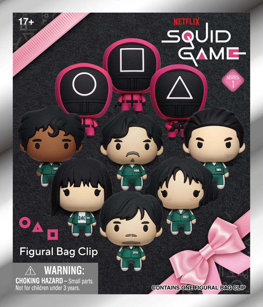 Squid Game présentoir porte-clés sac à dos 3D Series 1 (24)
