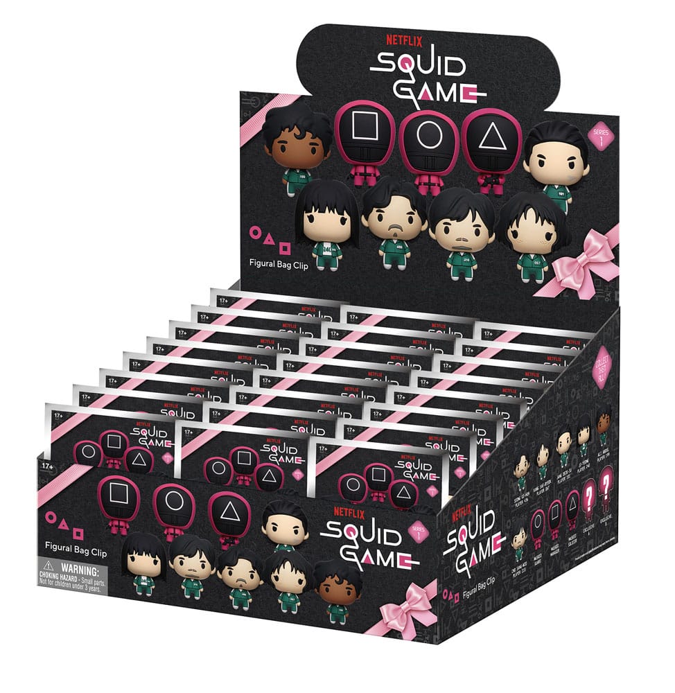 Squid Game présentoir porte-clés sac à dos 3D Series 1 (24)