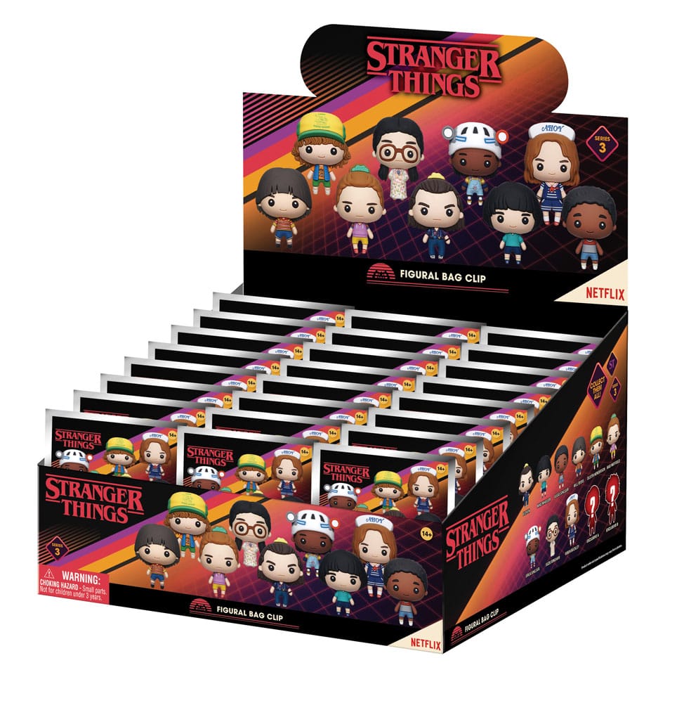 Stranger Things présentoir porte-clés sac à dos 3D seriés 3 (24)