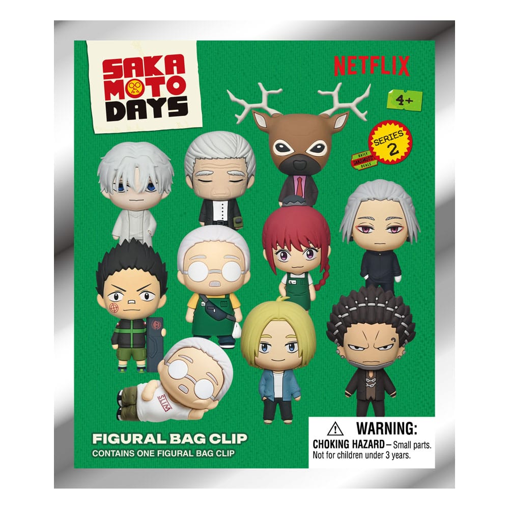 Sakamoto Days 3D présentoir porte-clés sac à dos Série 2 (24)