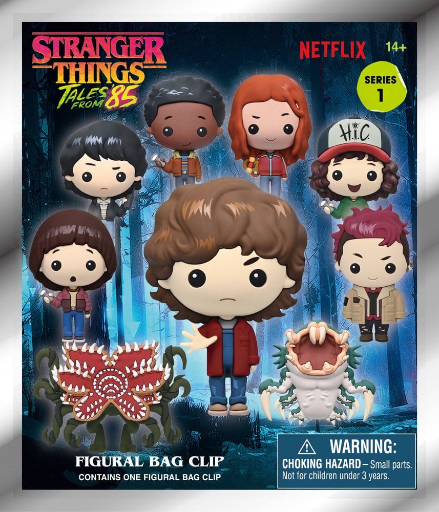 Stranger Things Tales of '85 3D porte-clés en PVC série 1 présentoir (24)