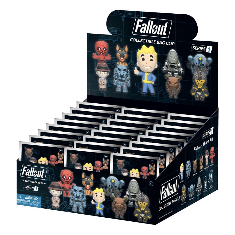 Fallout 3D présentoir porte-clés sac à dos Série 1 (24)