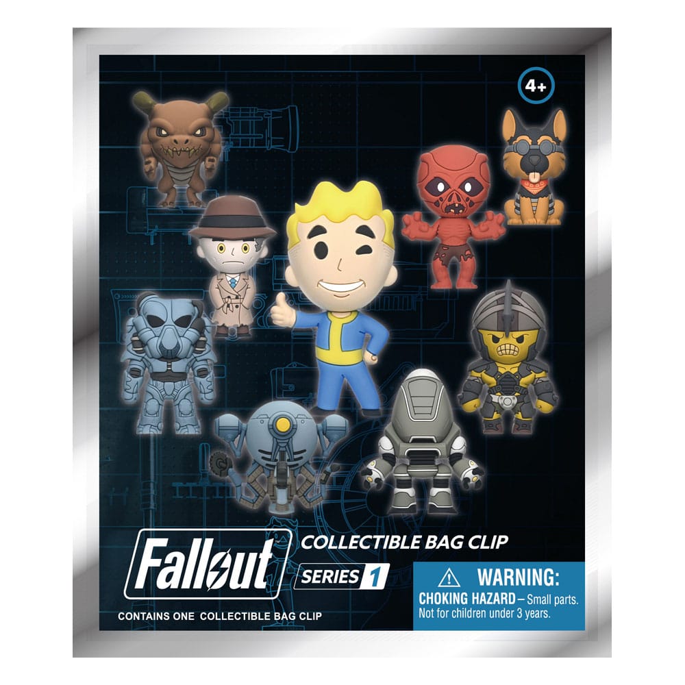 Fallout 3D présentoir porte-clés sac à dos Série 1 (24)