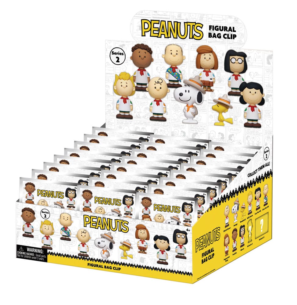 Peanuts présentoir porte-clés sac à dos 3D Snoopy seriés 2 (24)