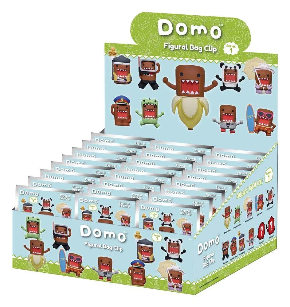 Domo-kun 3D porte-clés en PVC série 1 présentoir (24)
