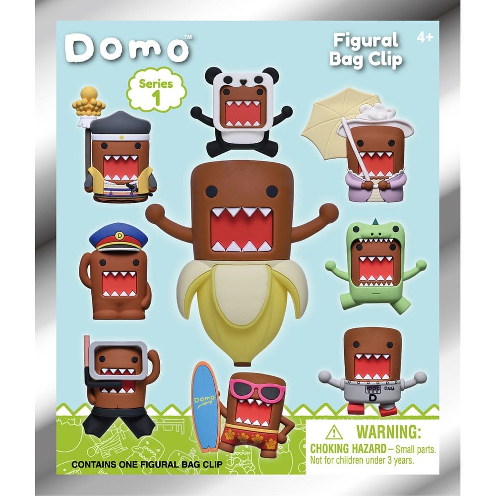 Domo-kun 3D porte-clés en PVC série 1 présentoir (24)