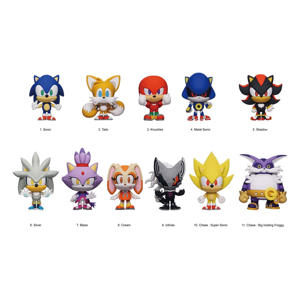 Sonic - The Hedgehog porte-clés sac à dos 3D Series 2 (24)