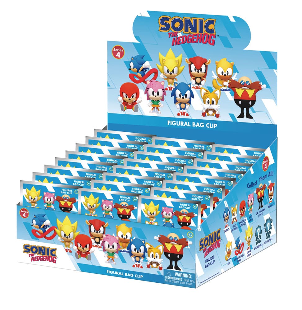 Sonic the Hedgehog Series 4 présentoir porte-clés sac à dos (24)