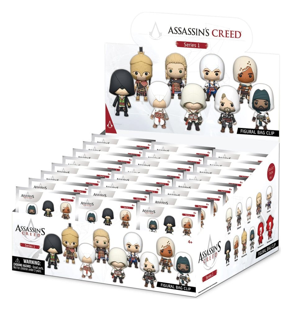 Assassin's Creed 3D présentoir porte-clés 3D en PVC série 1 (24)
