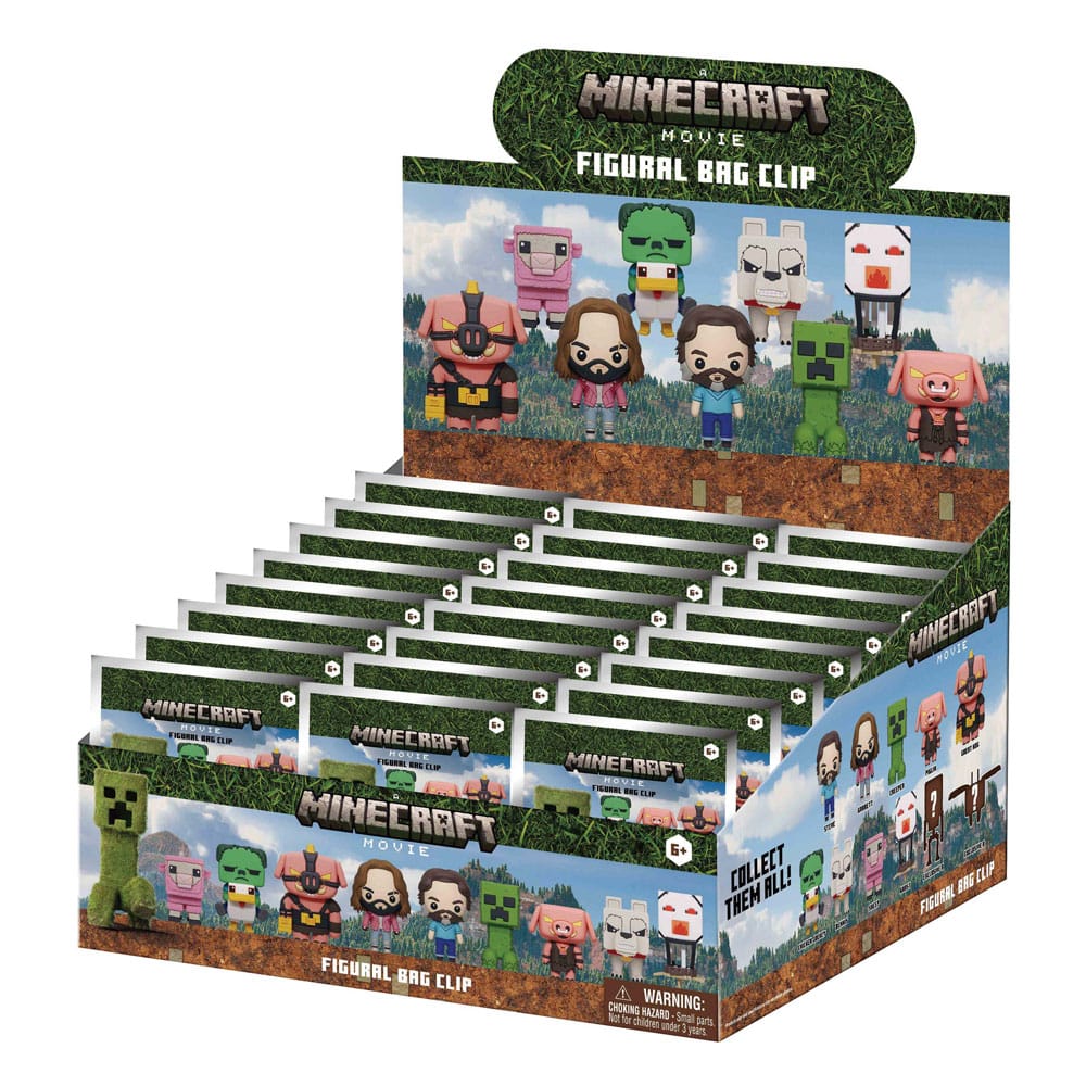 Minecraft 3D présentoir porte-clés sac à dos Series 1 Display (24)