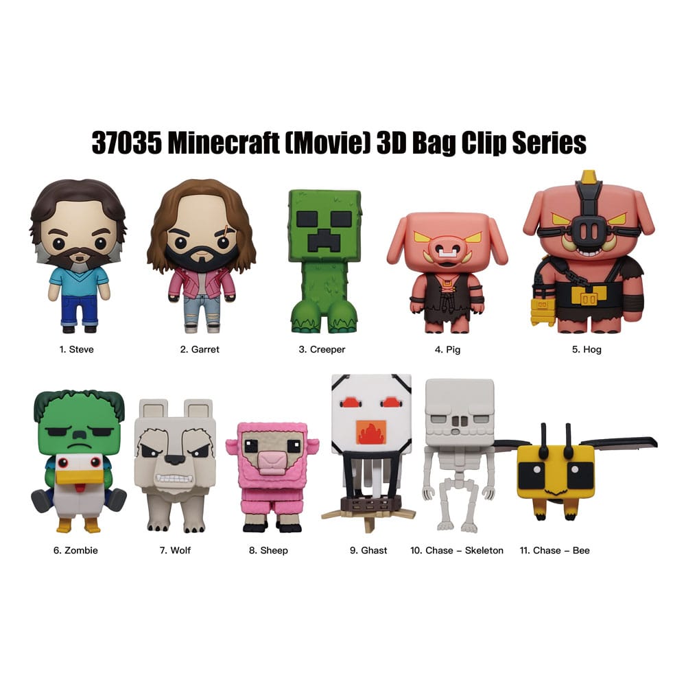 Minecraft 3D présentoir porte-clés sac à dos Series 1 Display (24)