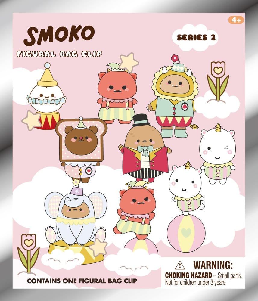 Smoko 3D porte-clés en PVC série 2 présentoir (24)