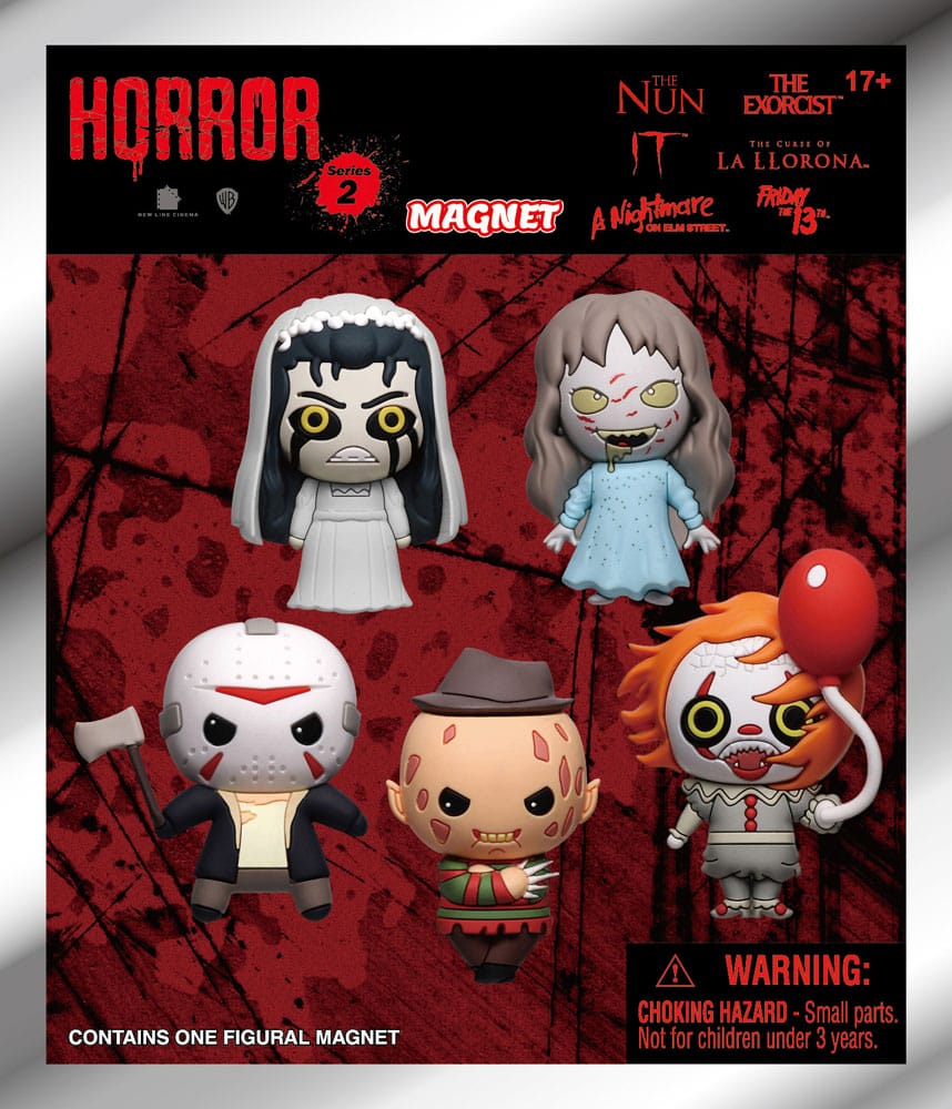 Warner Brother Horror pack aimants Series 2 Display (12)