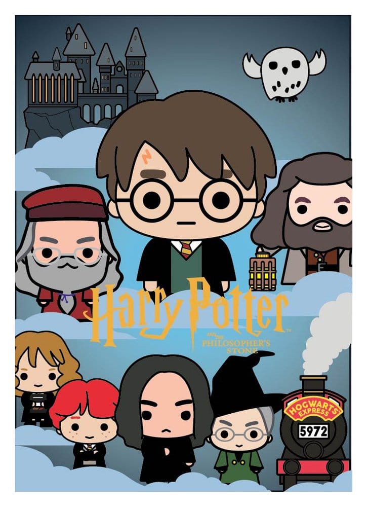 Harry Potter à l'école des sorciers aimant en mousse 3D