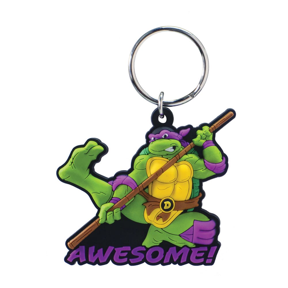 Tortues Ninja porte-clés sac PVC à dos toucher doux Donatello