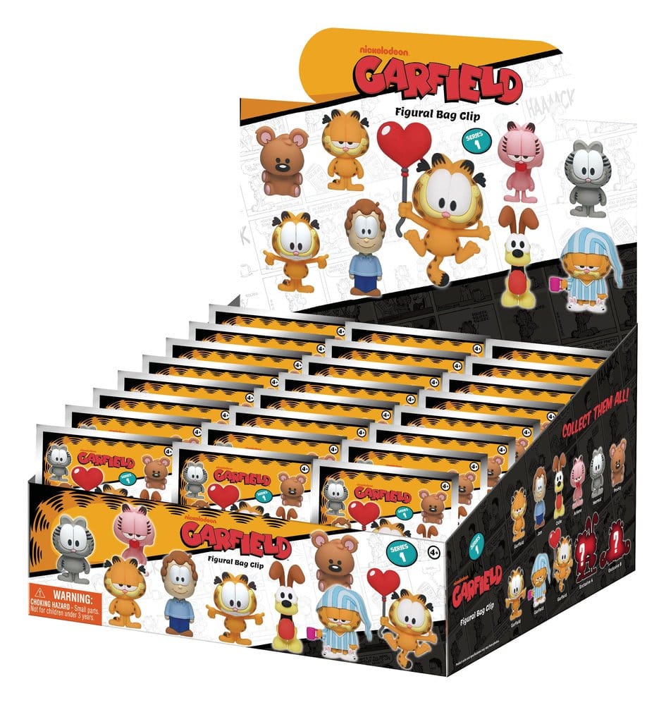 Garfield 3D présentoir porte-clés Série 1 (24)