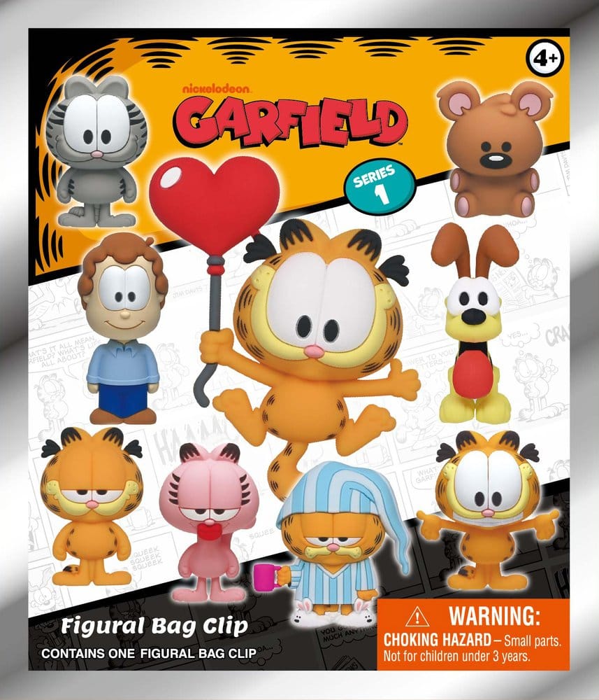 Garfield 3D présentoir porte-clés Série 1 (24)