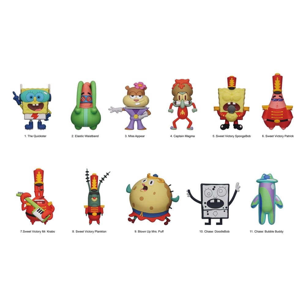 Bob l´éponge présentoir porte-clés sac à dos 3D Series 6 (24)