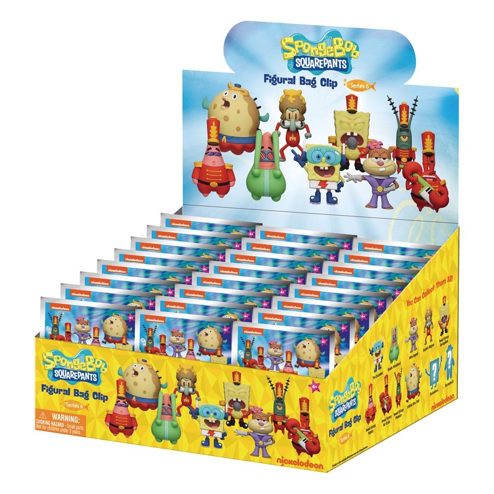 Bob l´éponge présentoir porte-clés sac à dos 3D Series 6 (24)