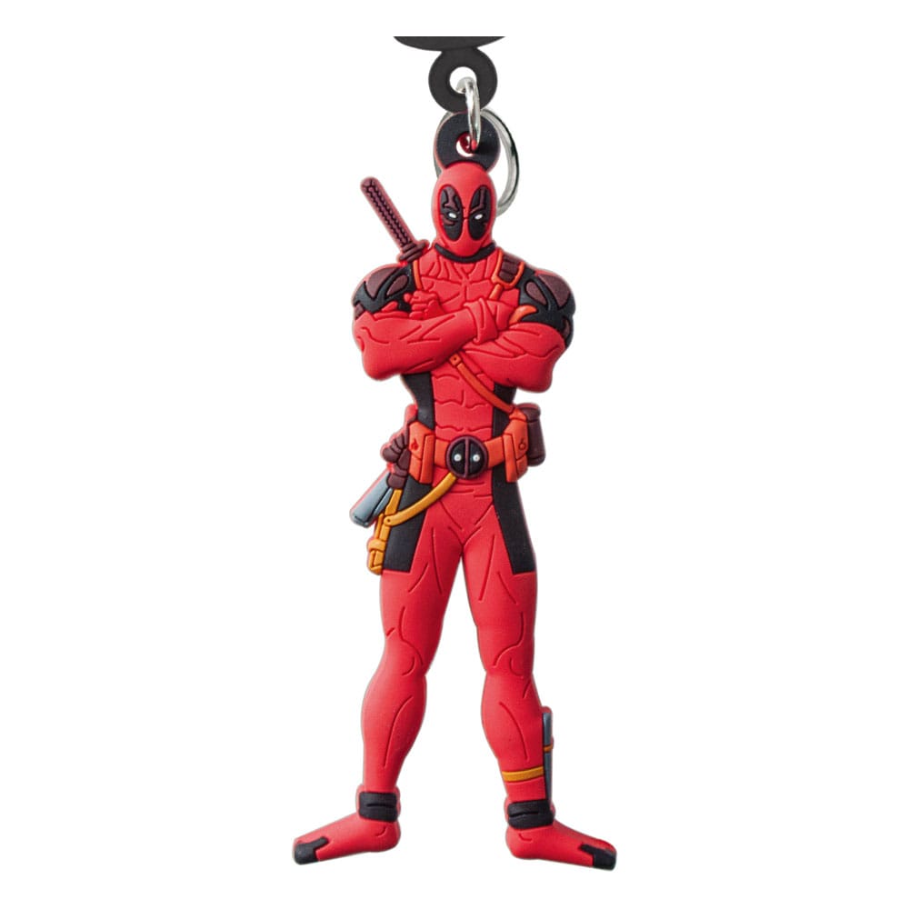 Marvel Deadpool porte-clés sac PVC à dos toucher doux Deadpool