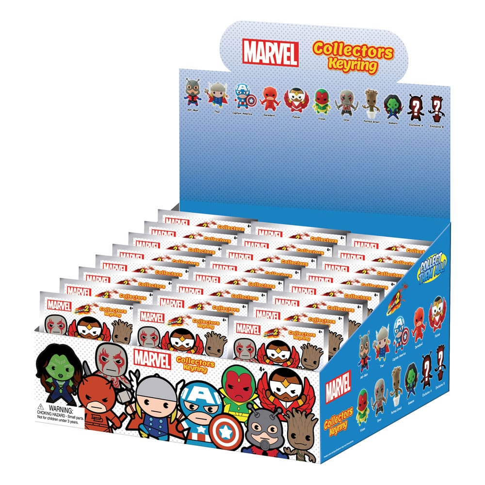 Marvel présentoir porte-clés sac à dos 3D Series 2 (24)