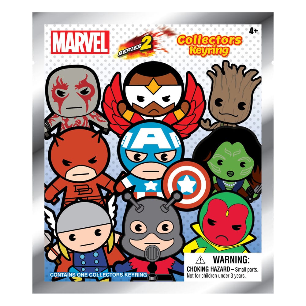 Marvel présentoir porte-clés sac à dos 3D Series 2 (24)