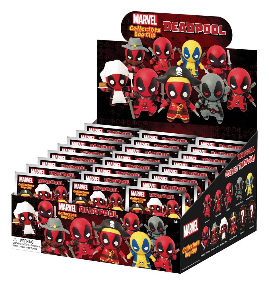 Deadpool série 1 présentoir porte-clés sac à dos (24)
