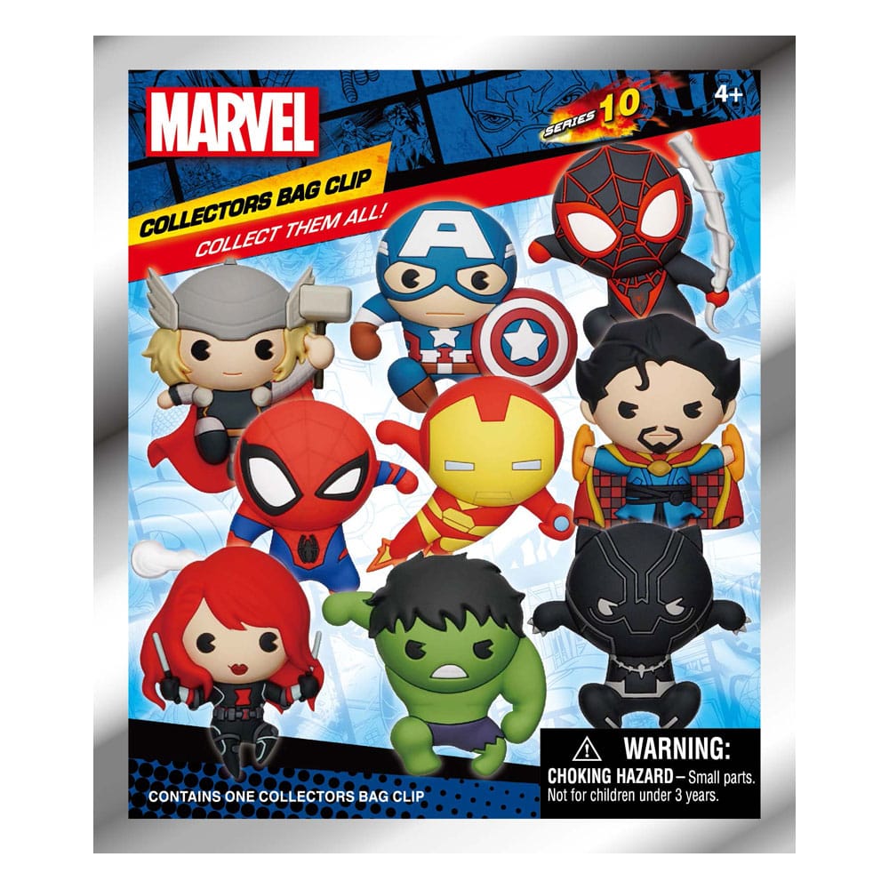 Marvel Series 10 présentoir porte-clés sac à dos 3D Classics (24)