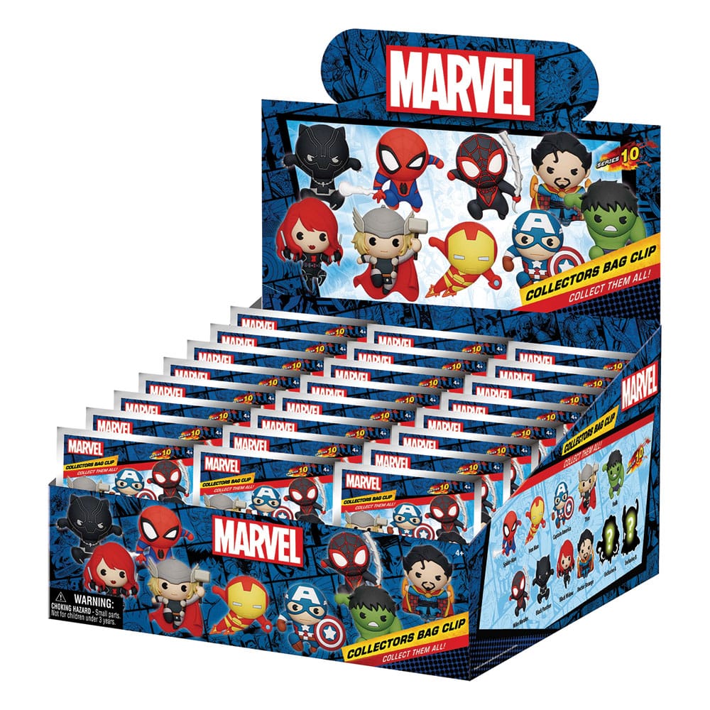 Marvel Series 10 présentoir porte-clés sac à dos 3D Classics (24)