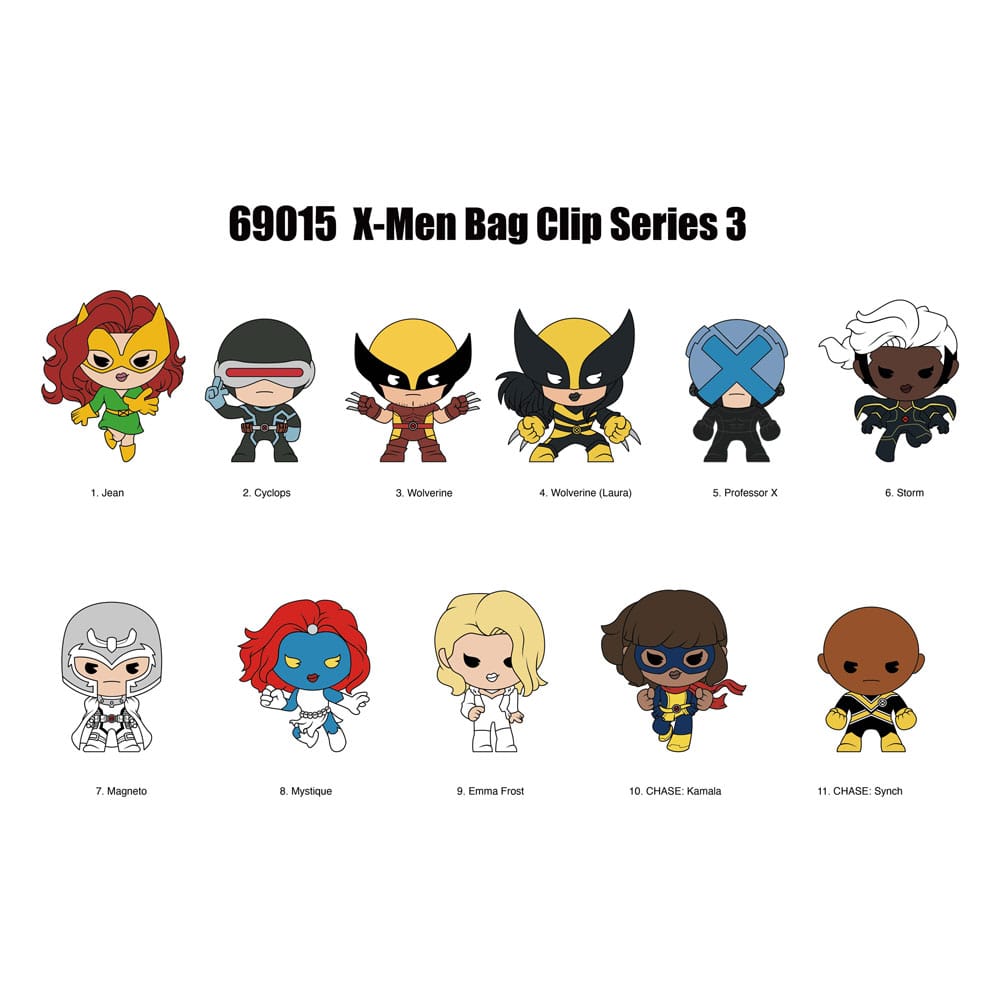 Marvel 3D présentoir porte-clés sac à dos X-men Classic Série 3 (24)