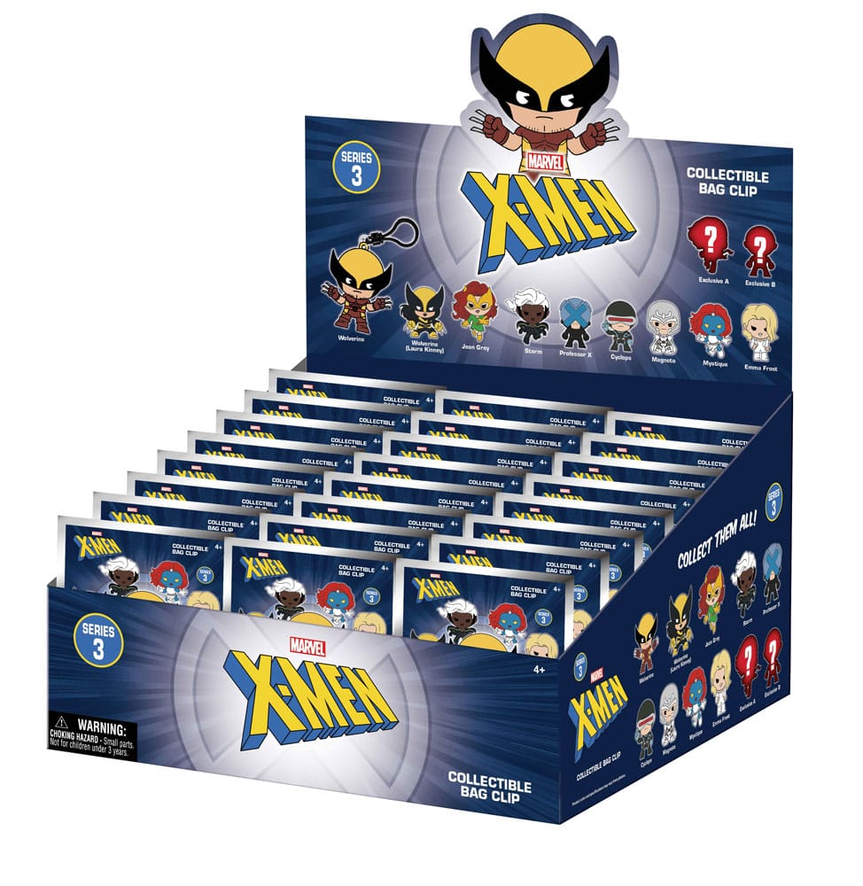 Marvel 3D présentoir porte-clés sac à dos X-men Classic Série 3 (24)