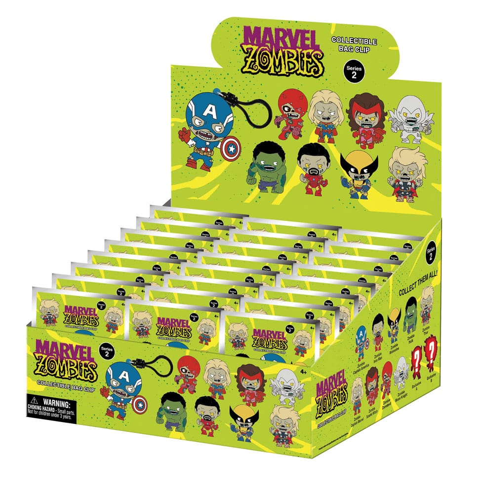 Marvel série 2 présentoir porte-clés sac à dos Zombies (24)