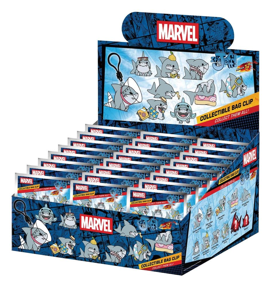 Marvel Rivals 3D présentoir porte-clés Jeff the Land Shark Series 17 (24)