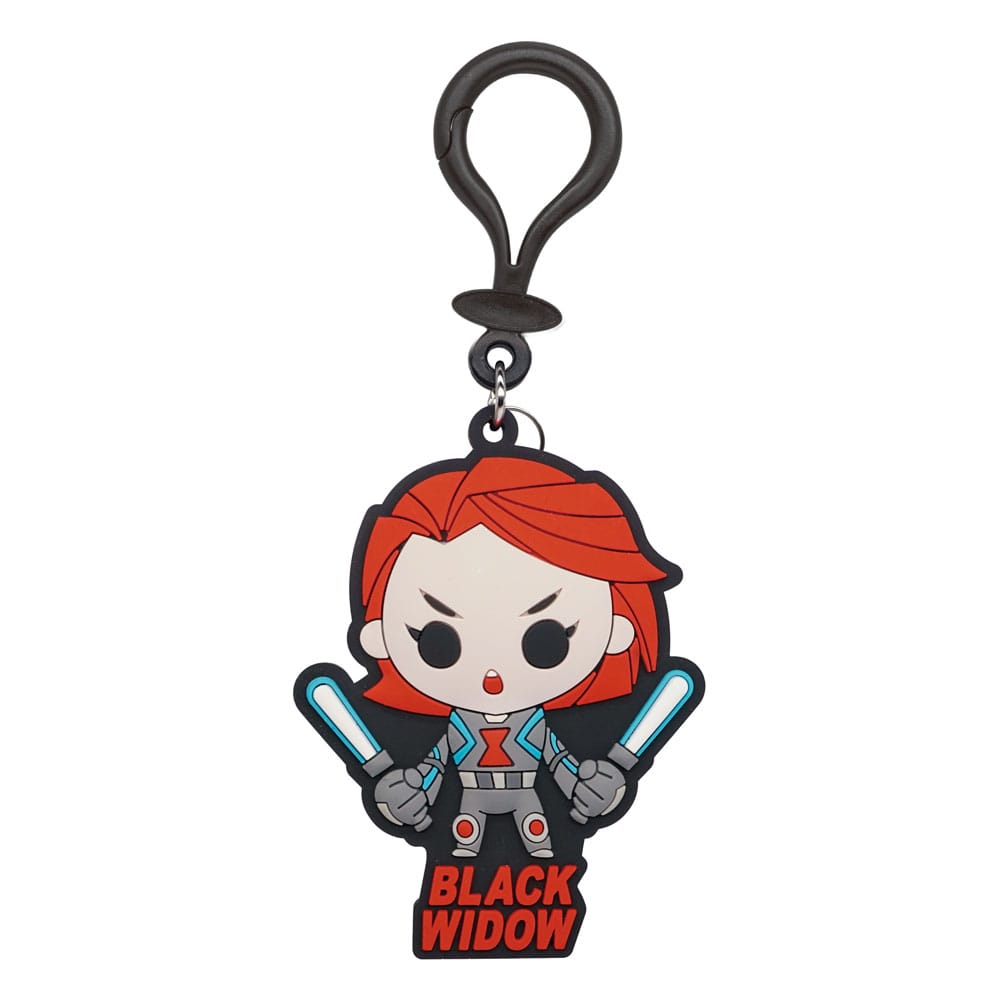 Marvel porte-clés sac PVC à dos toucher doux Black Widow