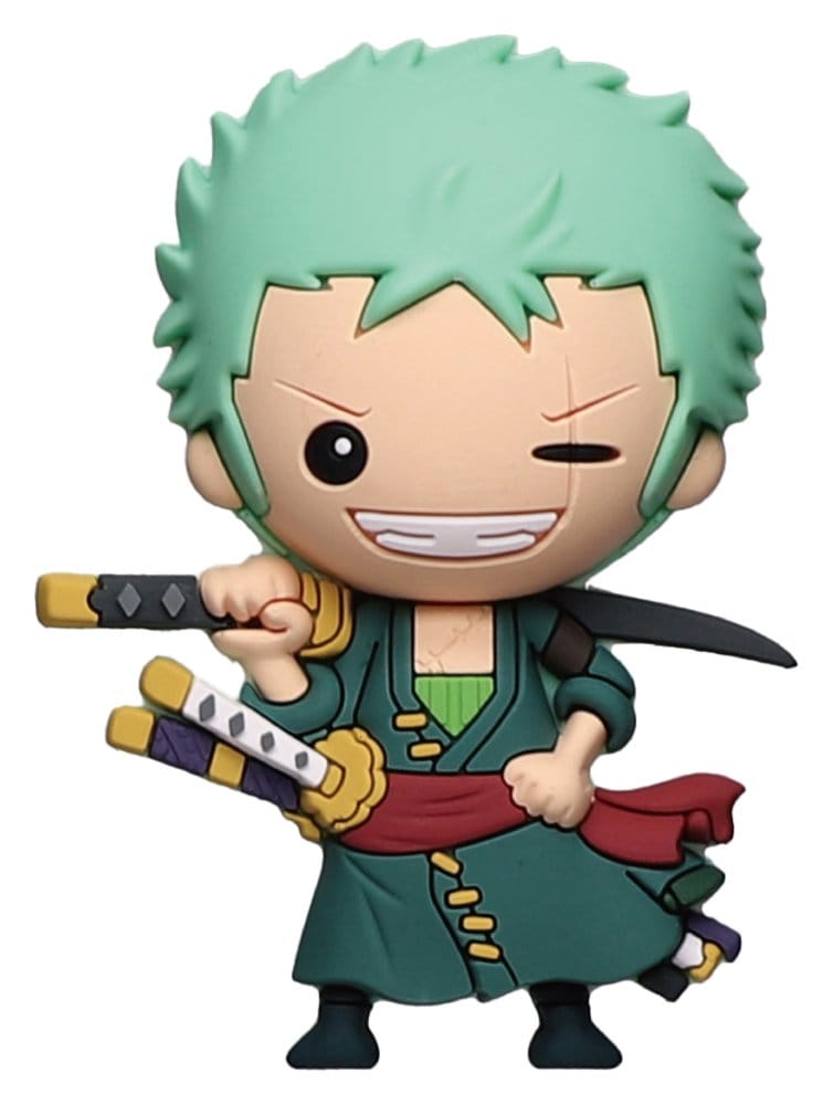 One Piece aimant en mousse 3D Zoro